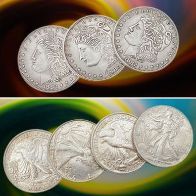 POWER COIN (Morgan) by Himitsu Magic - Trick